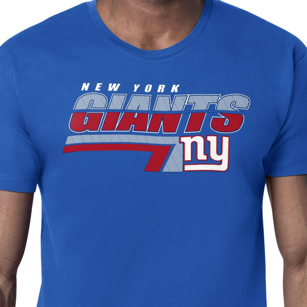 New York Giants Starter Logo Push Graphic T-Shirt Royal | NFL