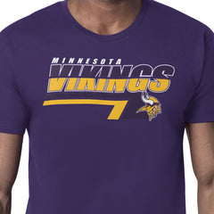 Minnesota Vikings Starter Logo Push Graphic T-Shirt Purple | NFL