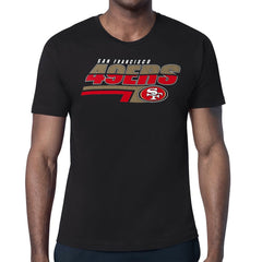 San Francisco 49ers Starter Logo Push Graphic T-Shirt Black | NFL