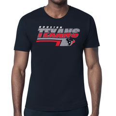 Houston Texans Starter Logo Push Graphic T-Shirt Navy | NFL