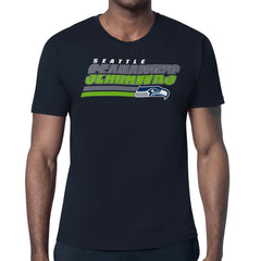 Seattle Seahawks Starter Logo Push Graphic T-Shirt College Navy | NFL