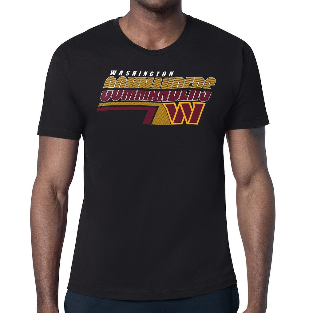 Washington Commanders Starter Logo Push Graphic T-Shirt Black | NFL