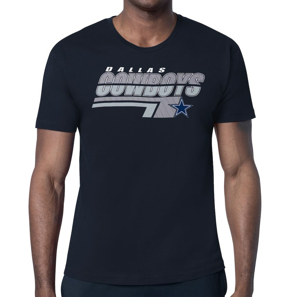 Dallas Cowboys Starter Logo Push Graphic T-Shirt Navy | NFL