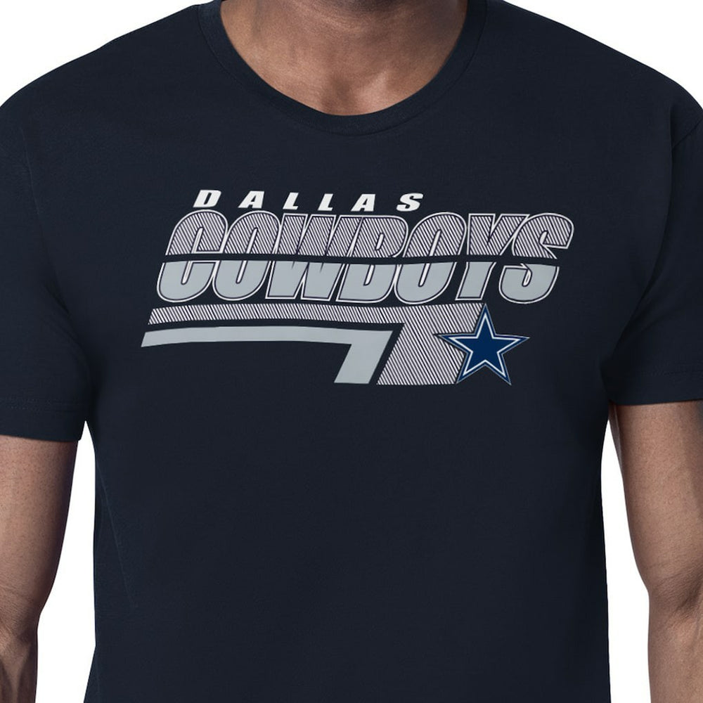 Dallas Cowboys Starter Logo Push Graphic T-Shirt Navy | NFL