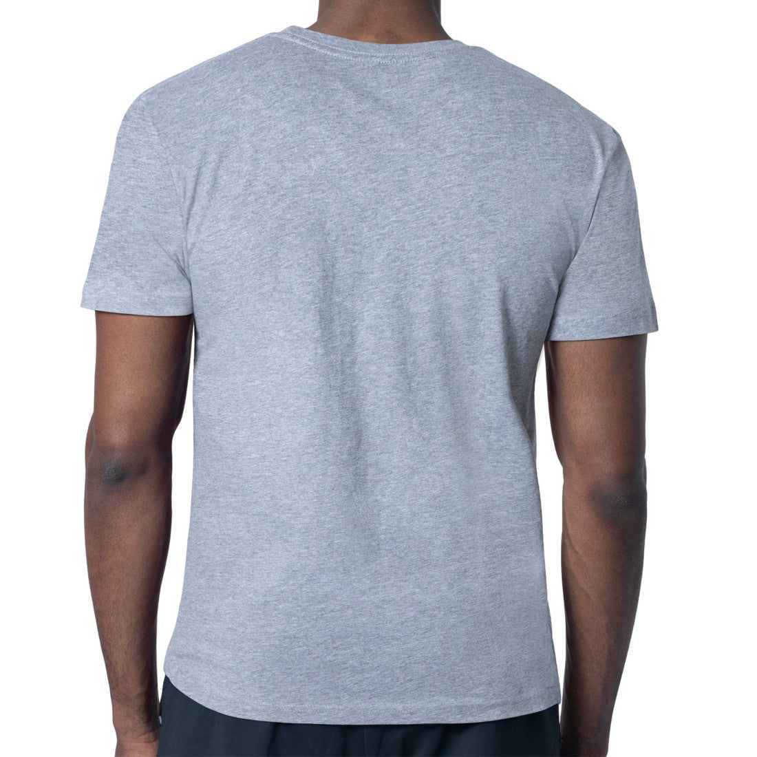 Denver Broncos Starter Logo Push Graphic T-Shirt Heather Gray | NFL