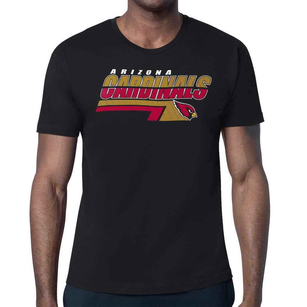 Arizona Cardinals Starter Logo Push Graphic T-Shirt Black | NFL