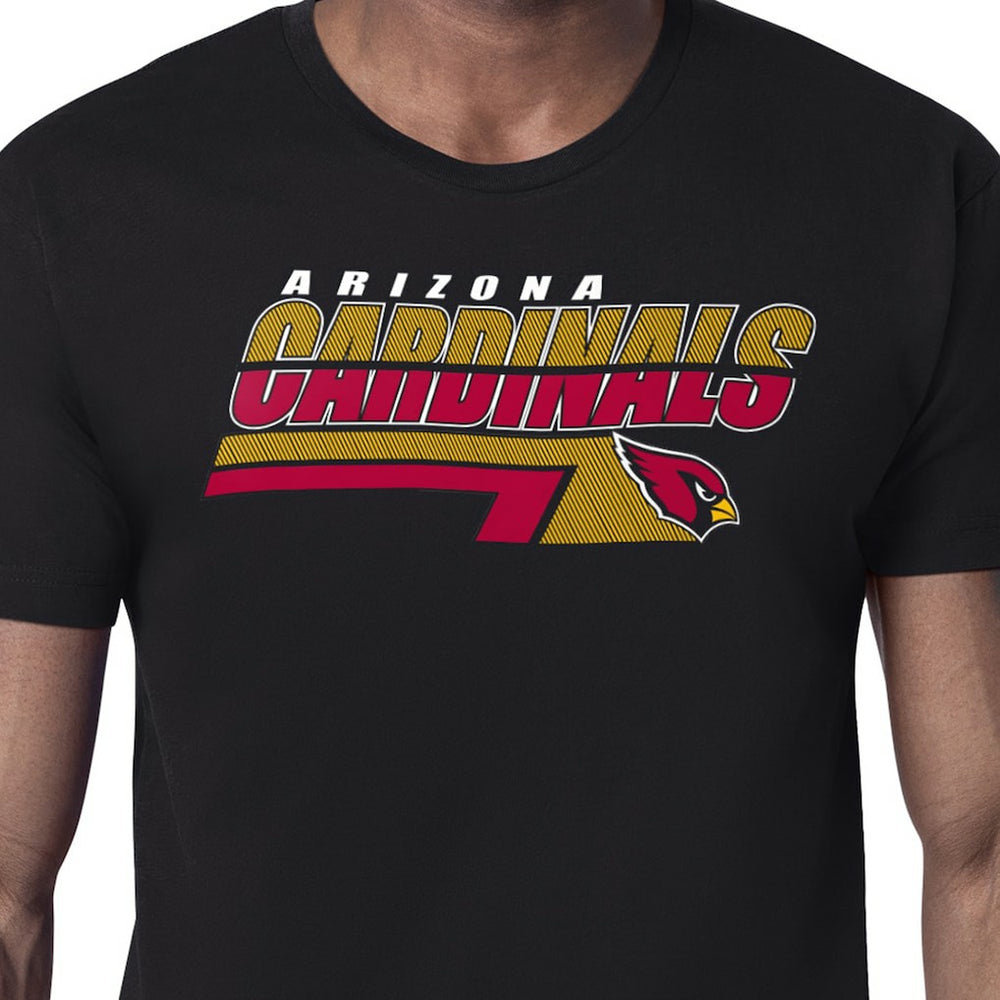 Arizona Cardinals Starter Logo Push Graphic T-Shirt Black | NFL