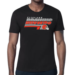 Cleveland Browns Starter Logo Push Graphic T-Shirt Black | NFL