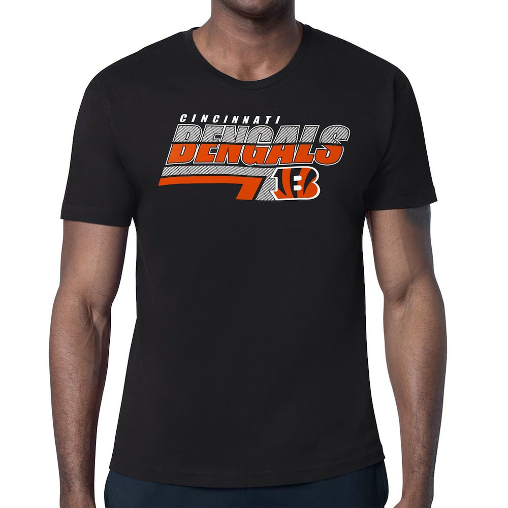Cincinnati Bengals Starter Logo Push Graphic T-Shirt Black | NFL