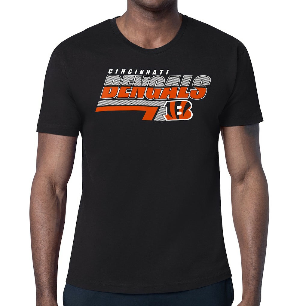 Cincinnati Bengals Starter Logo Push Graphic T-Shirt Black | NFL