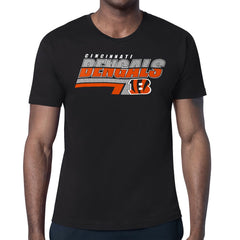 Cincinnati Bengals Starter Logo Push Graphic T-Shirt Black | NFL