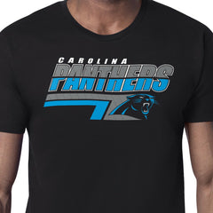 Carolina Panthers Starter Logo Push Graphic T-Shirt Black | NFL