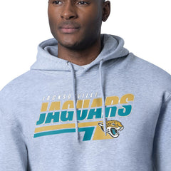 Jacksonville Jaguars Starter Logo Push Graphic Hoodie Heather Gray | NFL
