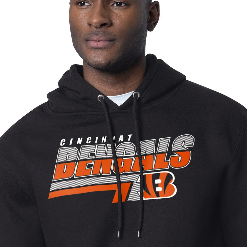 Cincinnati Bengals Starter Logo Push Graphic Hoodie Black | NFL