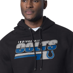 Indianapolis Colts Starter Logo Push Graphic Hoodie Black | NFL