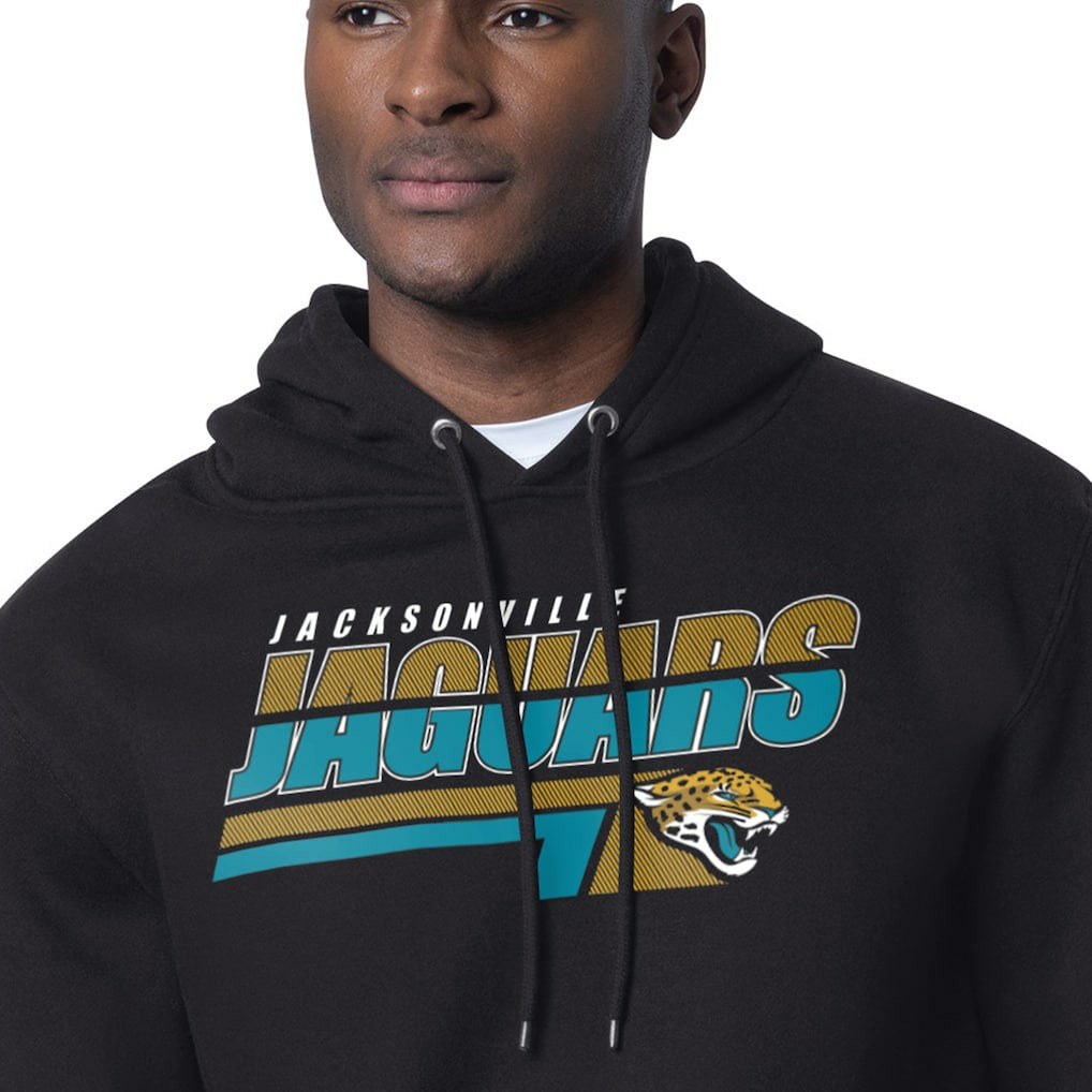 Jacksonville Jaguars Starter Logo Push Graphic Hoodie Black | NFL