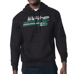 New York Jets Starter Logo Push Graphic Hoodie Black | NFL