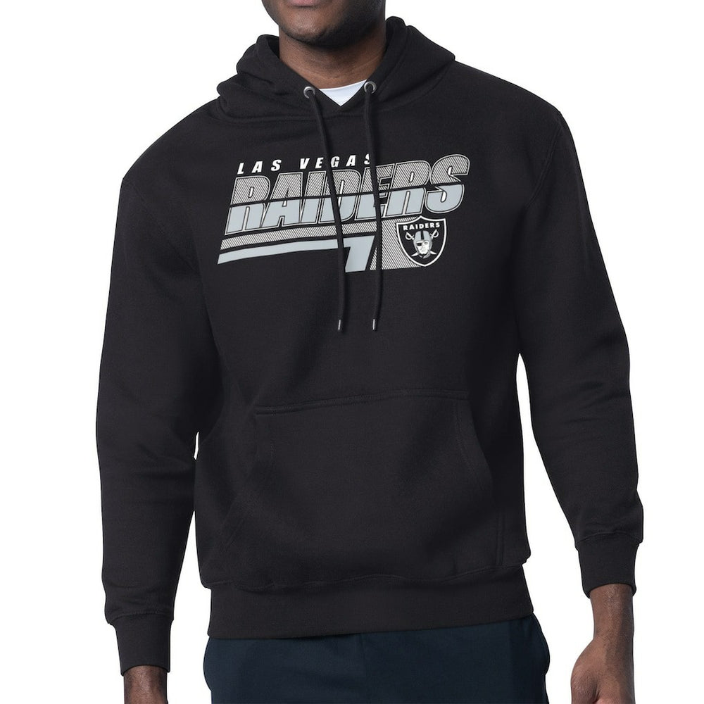 Las Vegas Raiders Starter Logo Push Graphic Hoodie Black | NFL