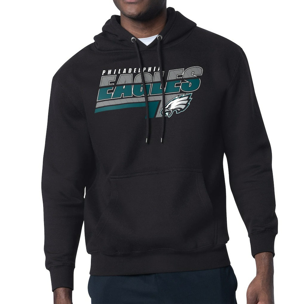 Philadelphia Eagles Starter Logo Push Graphic Hoodie Black | NFL
