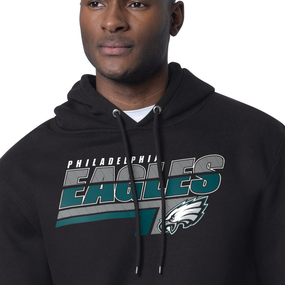 Philadelphia Eagles Starter Logo Push Graphic Hoodie Black | NFL