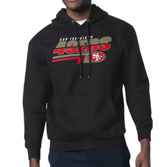 San Francisco 49ers Starter Logo Push Graphic Hoodie Black | NFL