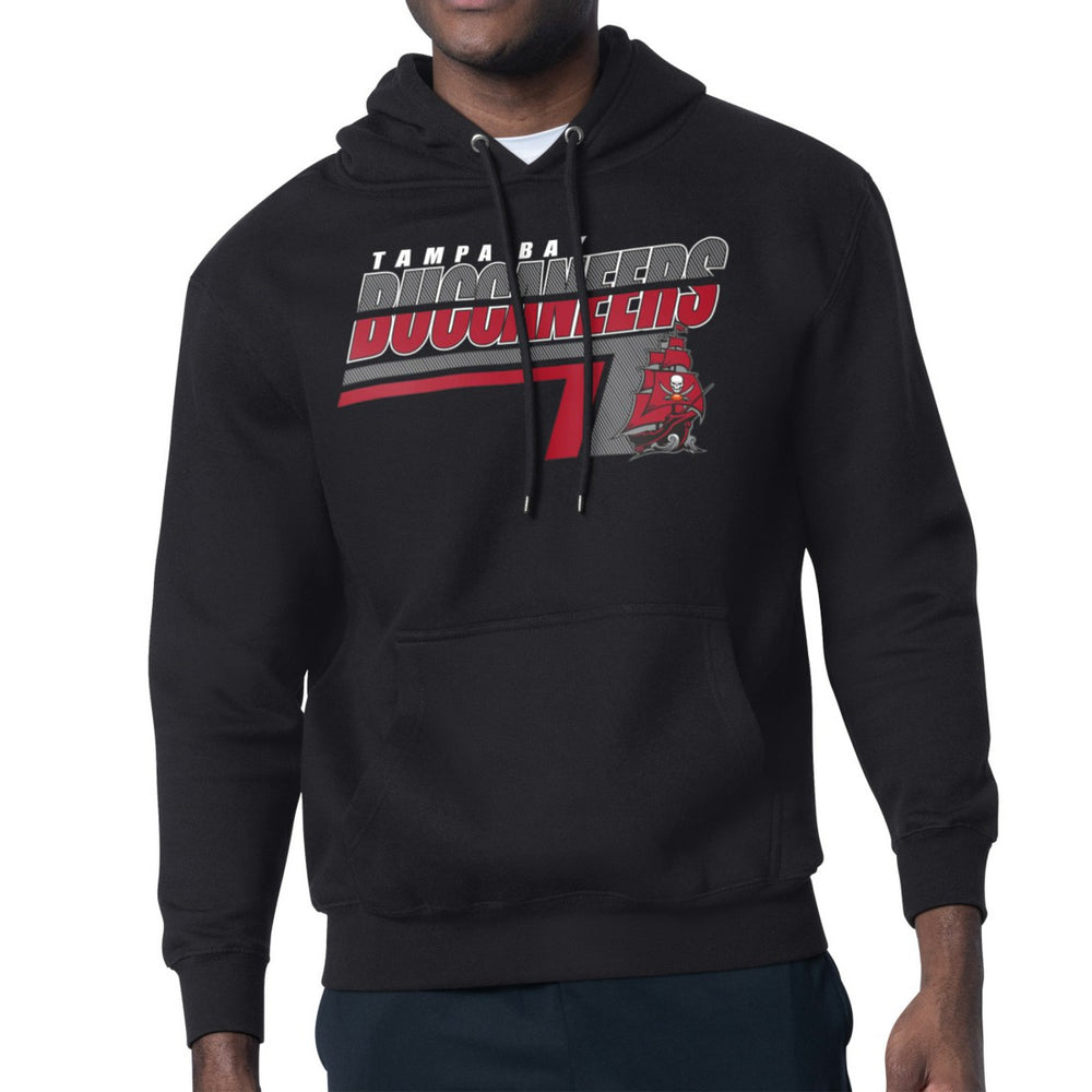 Tampa Bay Buccaneers Starter Logo Push Graphic Hoodie Black | NFL
