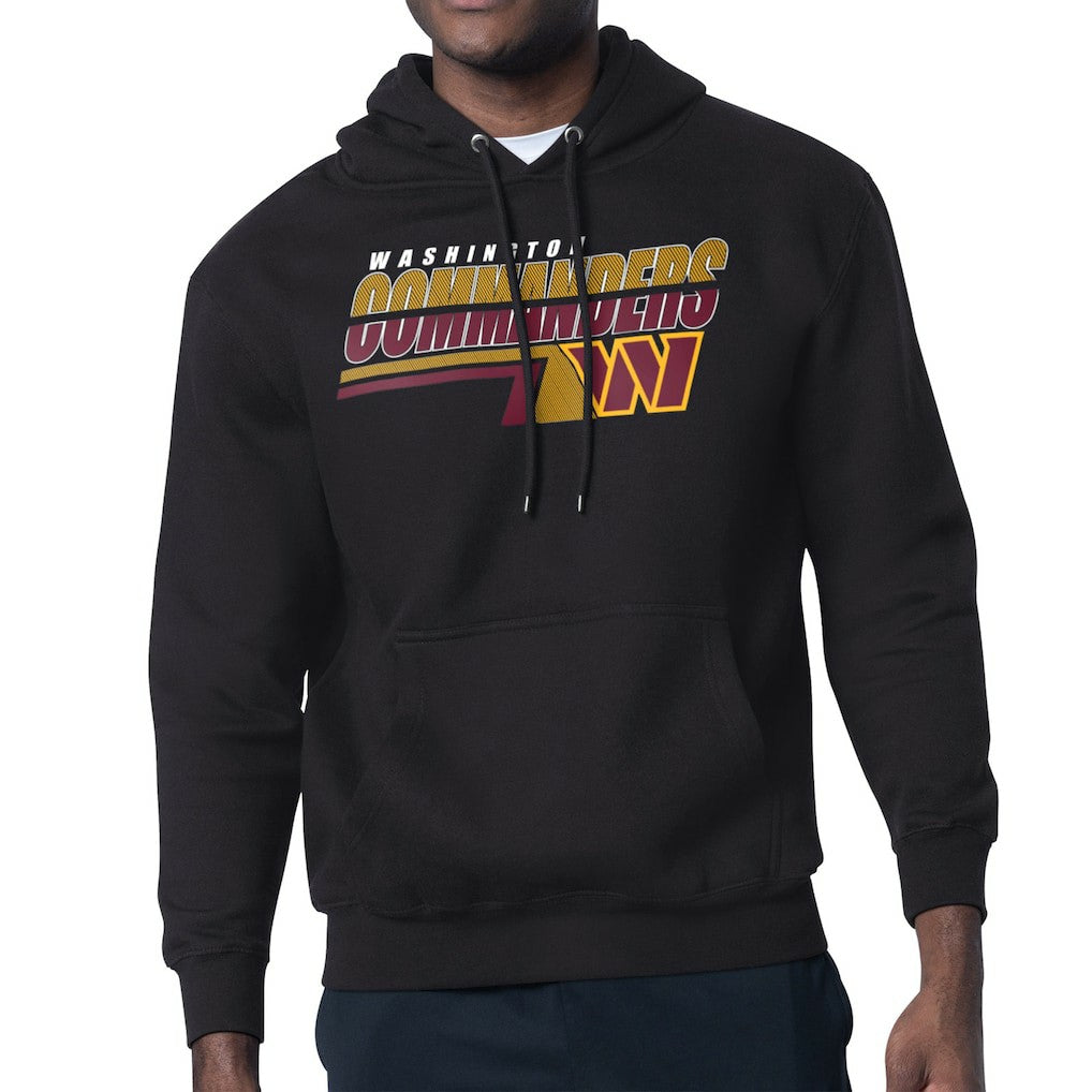 Washington Commanders Starter Logo Push Graphic Hoodie Black | NFL