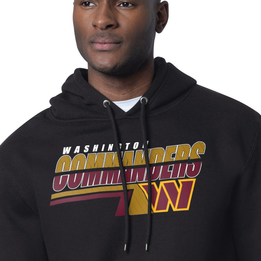 Washington Commanders Starter Logo Push Graphic Hoodie Black | NFL