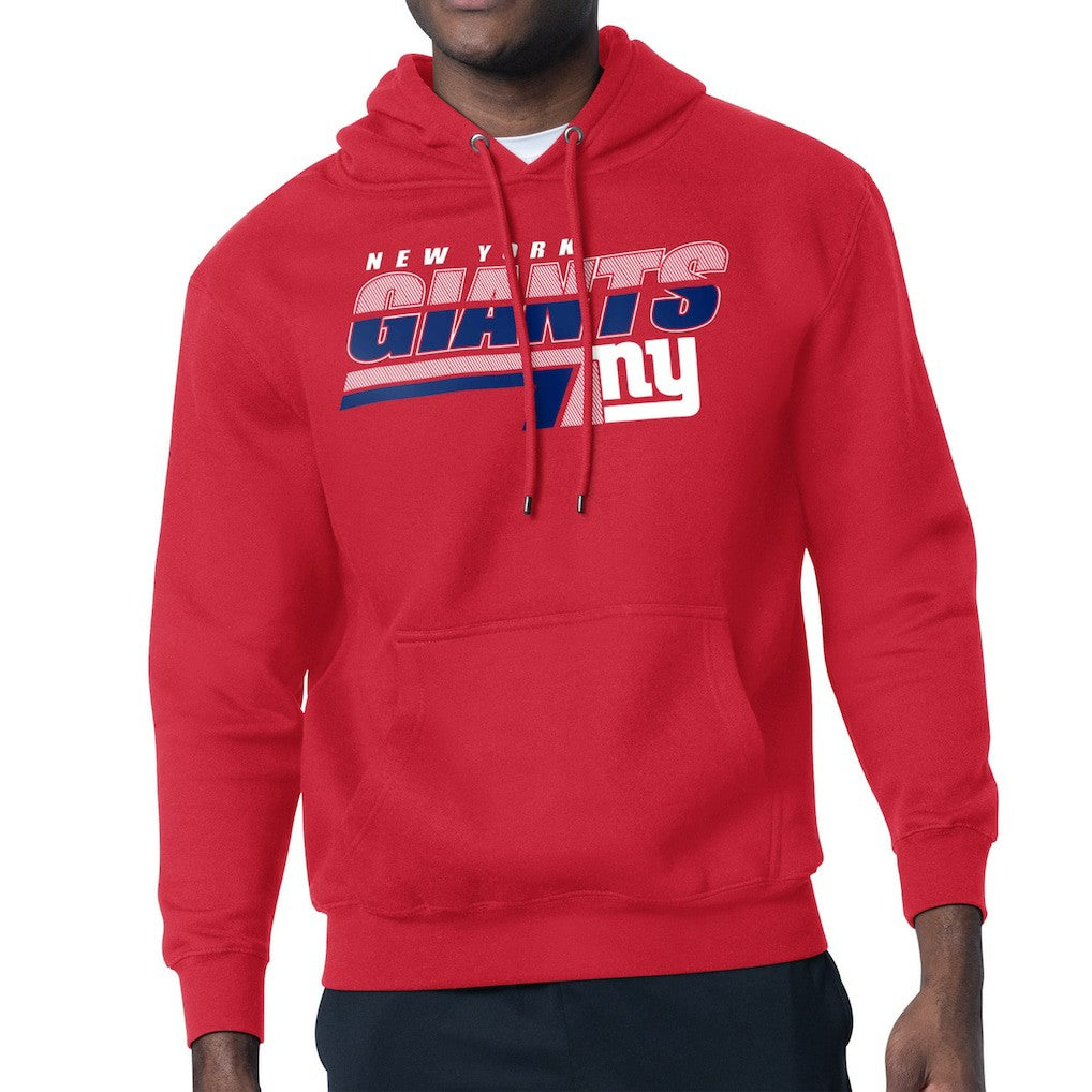New York Giants Starter Logo Push Graphic Hoodie Red | NFL