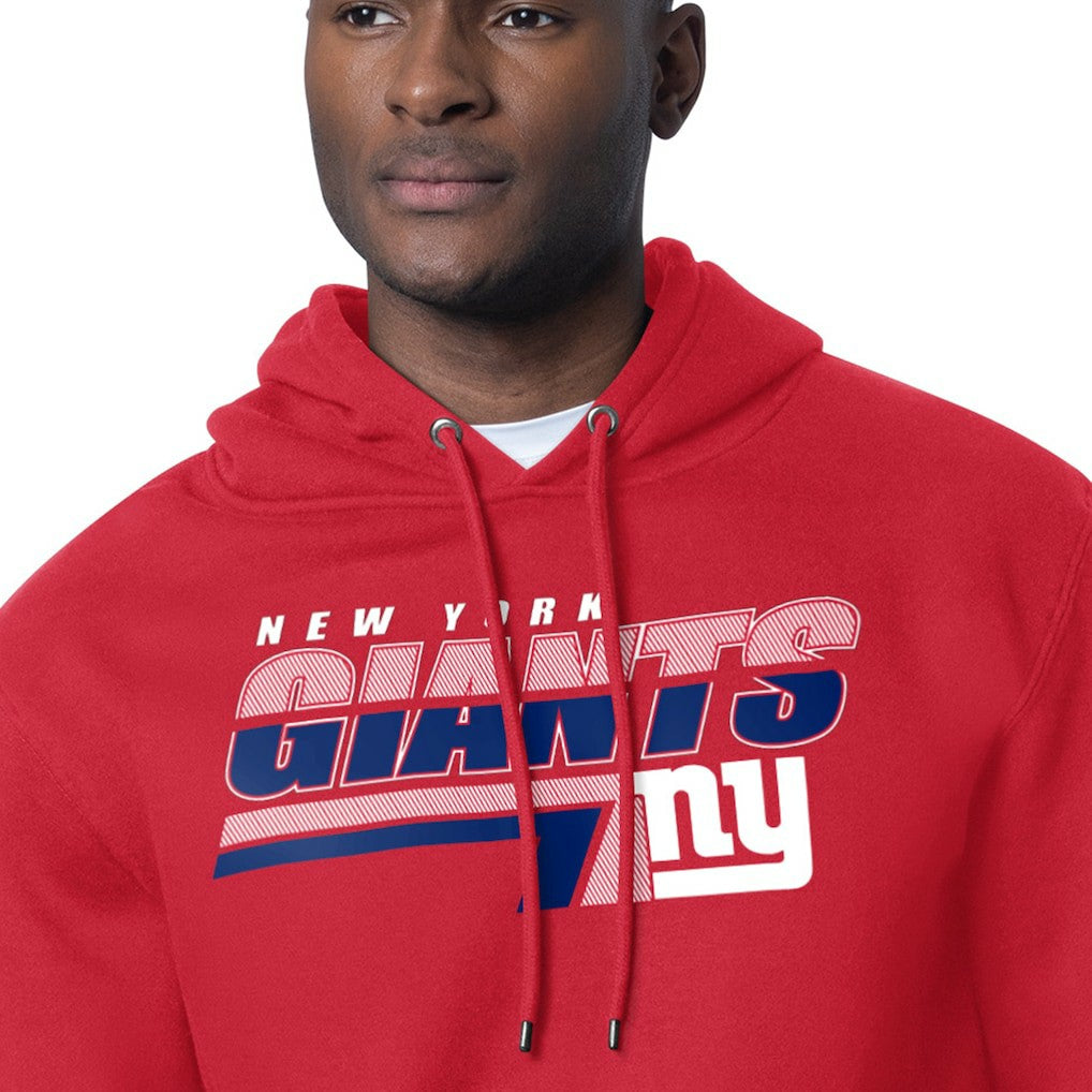 New York Giants Starter Logo Push Graphic Hoodie Red | NFL