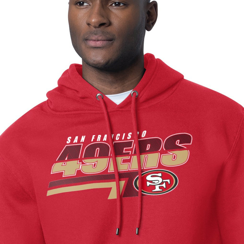 San Francisco 49ers Starter Logo Push Graphic Hoodie Scarlet | NFL