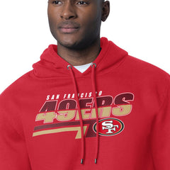 San Francisco 49ers Starter Logo Push Graphic Hoodie Scarlet | NFL