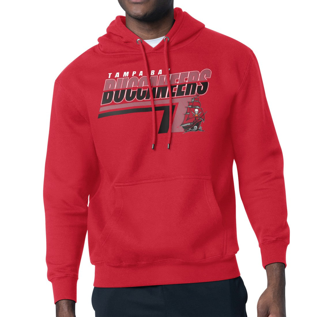 Tampa Bay Buccaneers Starter Logo Push Graphic Hoodie Red | NFL