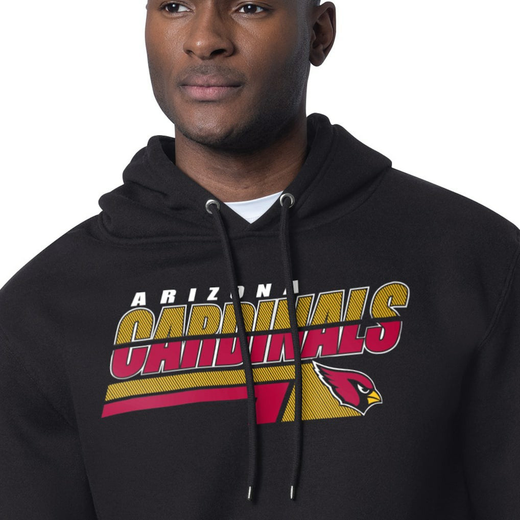 Arizona Cardinals Starter Logo Push Graphic Hoodie Black | NFL