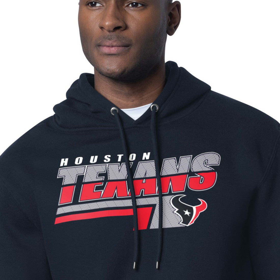 Houston Texans Starter Logo Push Graphic Hoodie Navy | NFL