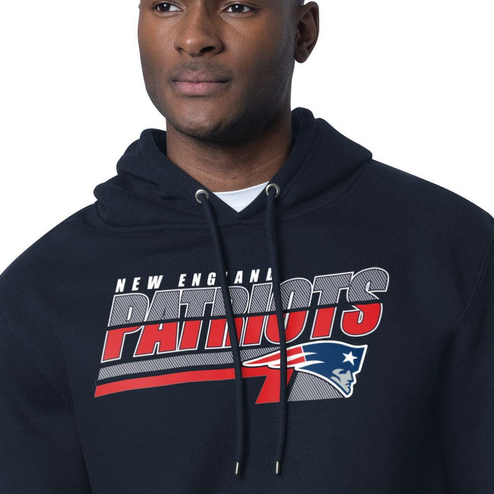 New England Patriots Starter Logo Push Graphic Hoodie Navy | NFL