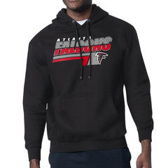 Atlanta Falcons Starter Logo Push Graphic Hoodie Black | NFL