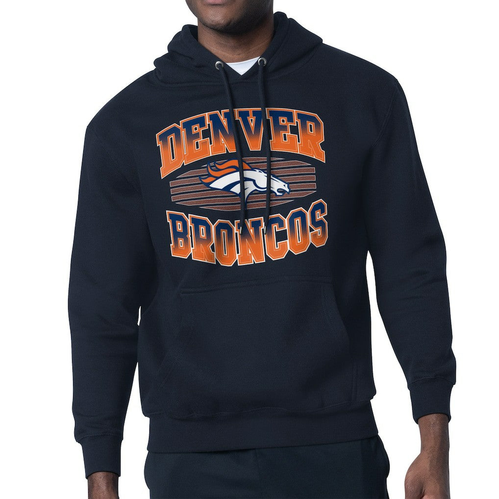 Denver Broncos Starter Team Grit Graphic Hoodie Navy | NFL