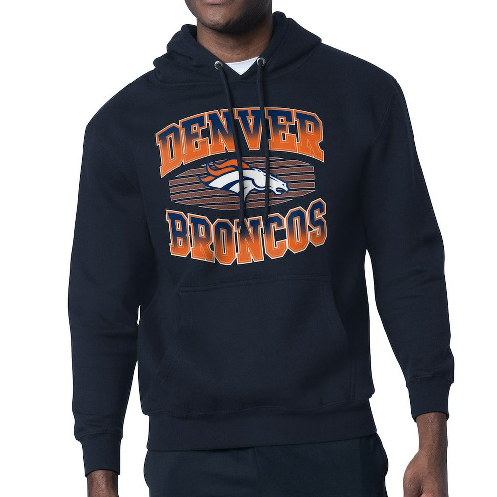 Denver Broncos Starter Team Grit Graphic Hoodie Navy | NFL