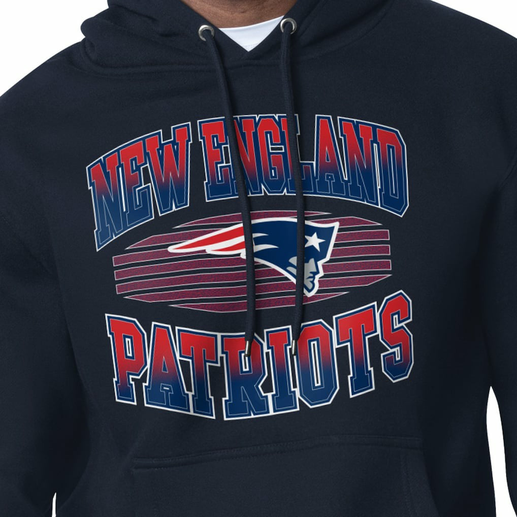 New England Patriots Starter Team Grit Graphic Hoodie Navy | NFL