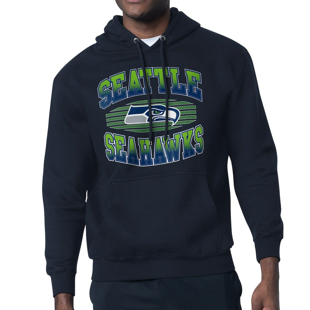 Seattle Seahawks Starter Team Grit Graphic Hoodie College Navy | NFL