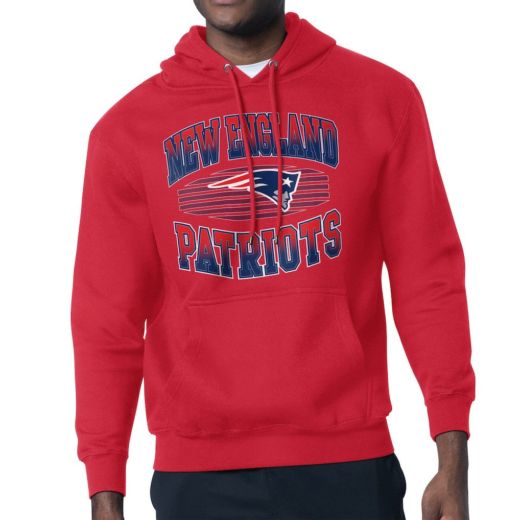 New England Patriots Starter Team Grit Graphic Hoodie Red | NFL