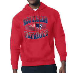 New England Patriots Starter Team Grit Graphic Hoodie Red | NFL