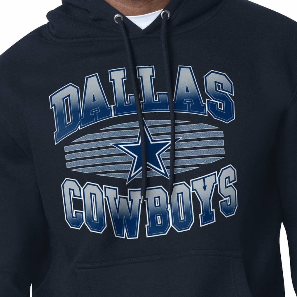 Dallas Cowboys Starter Team Grit Graphic Hoodie Navy | NFL