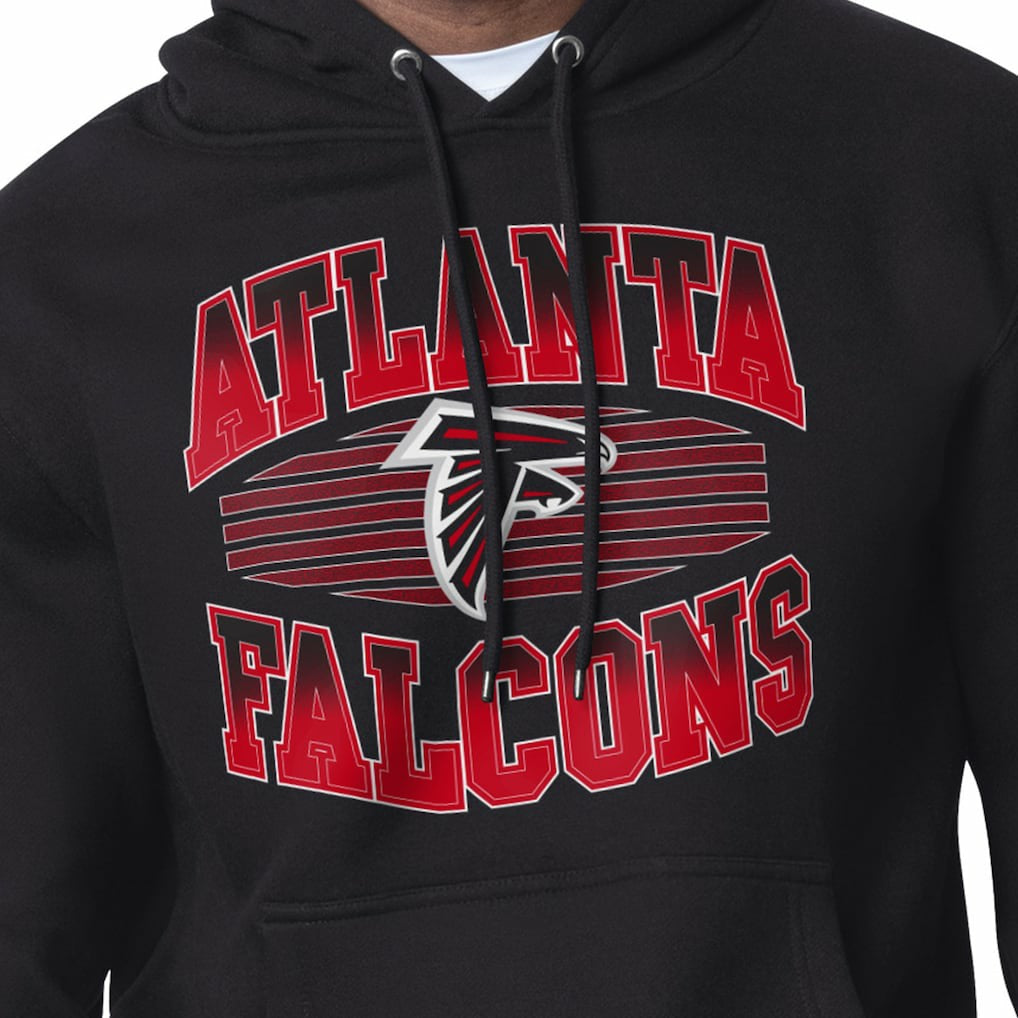 Atlanta Falcons Starter Team Grit Graphic Hoodie Black | NFL