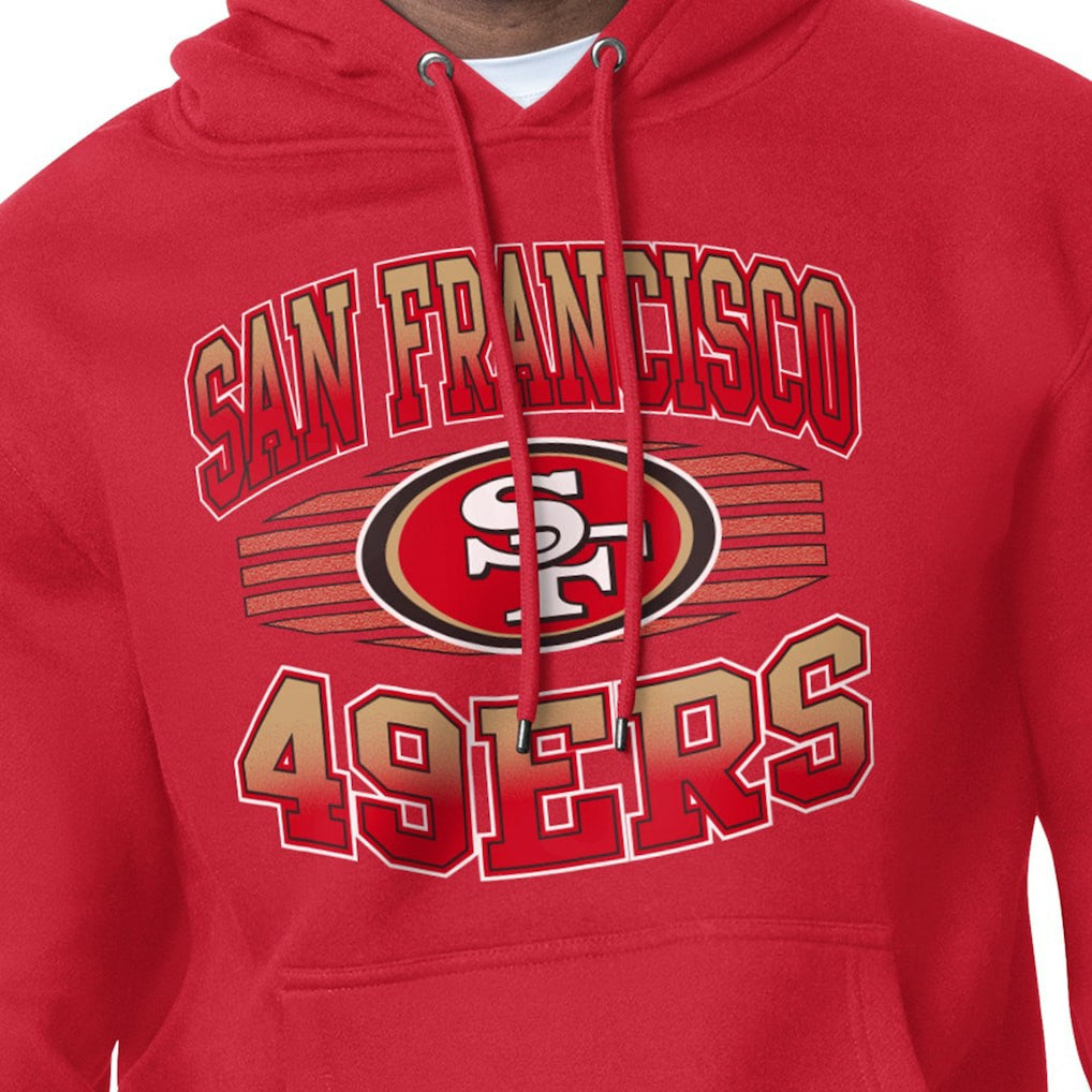 San Francisco 49ers Starter Team Grit Graphic Hoodie Scarlet | NFL