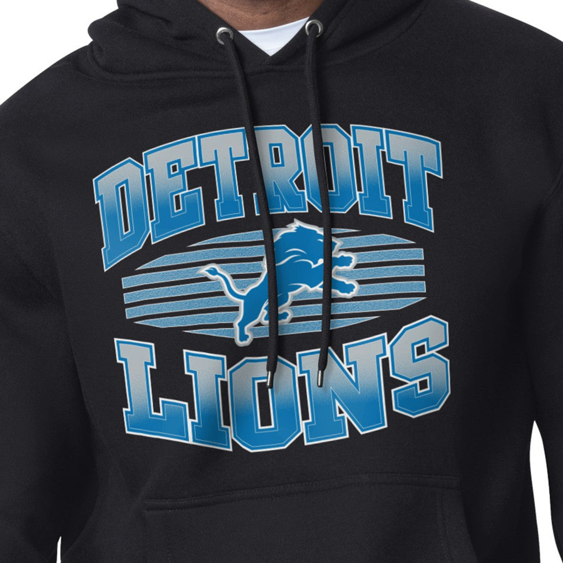 Detroit Lions Starter Team Grit Graphic Hoodie Black | NFL