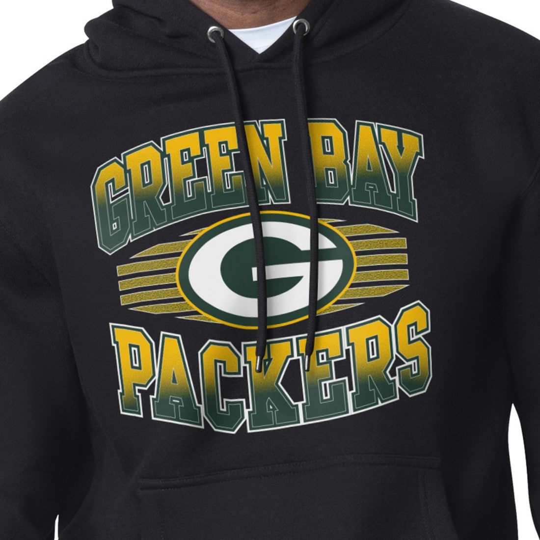 Green Bay Packers Starter Team Grit Graphic Hoodie Black | NFL