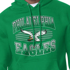 Philadelphia Eagles Starter Team Grit Graphic Hoodie Kelly Green | NFL