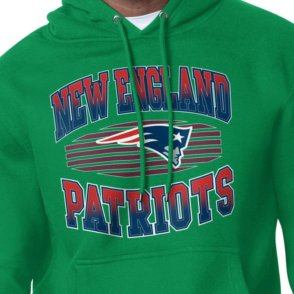 New England Patriots Starter Team Grit Graphic Hoodie Kelly Green | NFL
